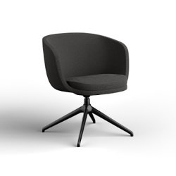 cleo mini low - plain padding, with swivel base | Chaises | Rossin srl