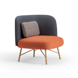 elba - Armchair with 1 armrest | Sessel | Rossin srl