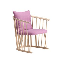 monte - Armchair with loose back cuscion | Stühle | Rossin srl
