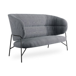 samurai - 2-Sitzer Lounge Sofa,hoher Rücken | Sofas | Rossin srl