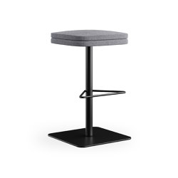 sofie - Barstool without back, rotating base black, low back | Bar stools | Rossin srl