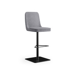 sofie -Sgabello, basegirevole nera, schienale alto | Bar stools | Rossin srl