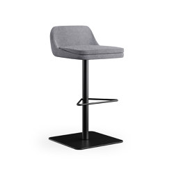sofie - Barstool, rotating base black, low back | Bar stools | Rossin srl