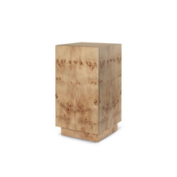 Burl Side Table - Natural | closed base | ferm LIVING