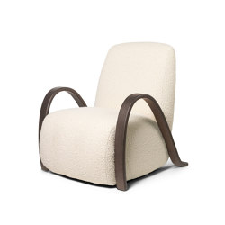 Buur Lounge Chair - Rich Velvet Pine | Armchairs | ferm LIVING