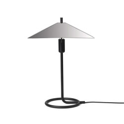 Filo Table Lamp Square - Black/Mirror Polished | Table lights | ferm LIVING