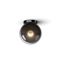 Luna piena 200 - dark chrome | Lampade plafoniere | Occhio