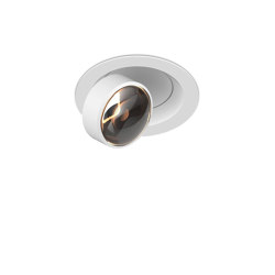 c.flap Recessed ww Lens 75 ° Soft Beam | Satin White | Recessed ceiling lights | CHRISTOPH