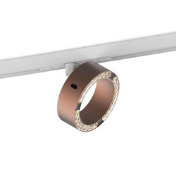 c.Pace track BroW Linse 100° soft beam | Brushed Bronze | Lichtsysteme | CHRISTOPH