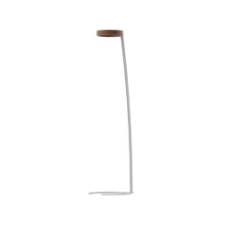 c.Space Floor Broww | Brushed Bronze/White/White | Free-standing lights | CHRISTOPH