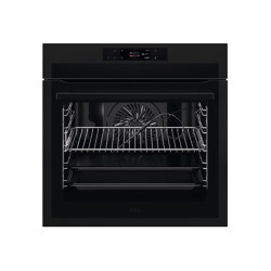 8000 Assisted cooking Pyrolytic Self Clean Oven - Matt Black
