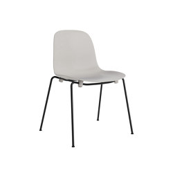 Form Chair Stacking Steel Warm Grey | Chairs | Normann Copenhagen