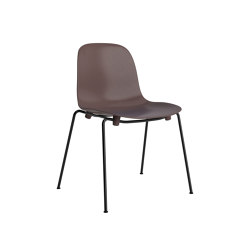 Form Chair Stacking Steel Brown | Chaises | Normann Copenhagen