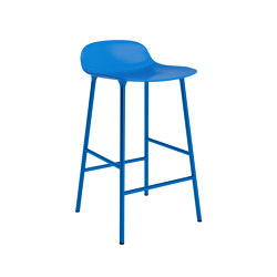 Form Barstool 65 cm Steel Bright Blue | Bar stools | Normann Copenhagen
