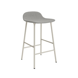 Form Barstool 65 cm Full Upholstery Remix 133 Light Grey | Bar stools | Normann Copenhagen
