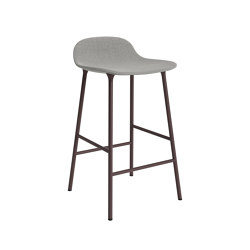 Form Barstool 65 cm Full Upholstery Remix 133 Brown | Sgabelli bancone | Normann Copenhagen