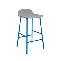 Form Barstool 65 cm Full Upholstery Remix 133 Bright Blue | Sgabelli bancone | Normann Copenhagen
