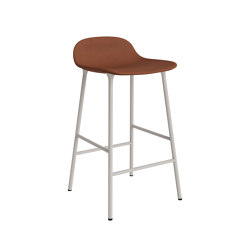 Form Barstool 65 cm Full Upholstery Ultra 41574 Warm Grey | Tabourets de bar | Normann Copenhagen