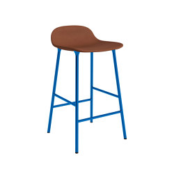 Form Barstool 65 cm Full Upholstery Ultra 41574 Bright Blue | Tabourets de bar | Normann Copenhagen