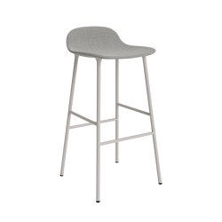 Form Barstool 75 Full Upholstery Remix 133 Warm Grey | Bar stools | Normann Copenhagen