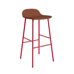Form Barstool 75 Full Upholstery Ultra 41574 Bright Red | Taburetes de bar | Normann Copenhagen