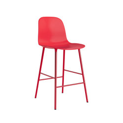 Form Bar Chair 65 cm Bright Red | Barhocker | Normann Copenhagen