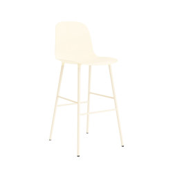 Form Bar Chair 75 cm Cream | Tabourets de bar | Normann Copenhagen