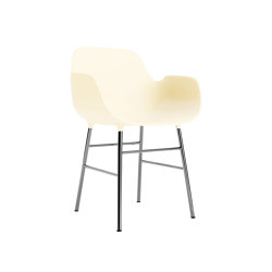 Form Armchair Chrome Cream | Sedie | Normann Copenhagen