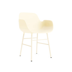 Form Armchair Steel Cream | Chairs | Normann Copenhagen