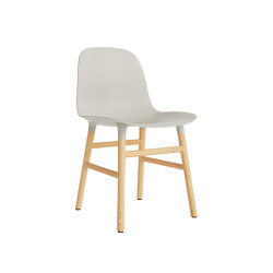 Form Chair Wood Oak Light Grey | Chairs | Normann Copenhagen