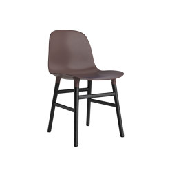 Form Chair Wood Black Oak Brown | Stühle | Normann Copenhagen
