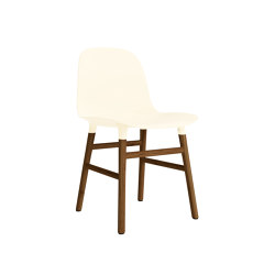 Form Chair Wood Walnut Cream | Sillas | Normann Copenhagen
