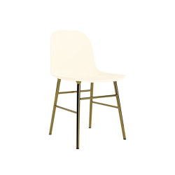 Form Chair Brass Cream | Chaises | Normann Copenhagen