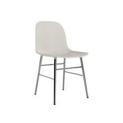 Form Chair Chrome Light Grey | Chairs | Normann Copenhagen