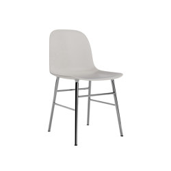 Form Chair Chrome Warm Grey | Sillas | Normann Copenhagen