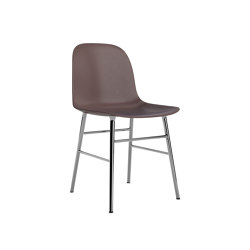 Form Chair Chrome Brown | Chairs | Normann Copenhagen