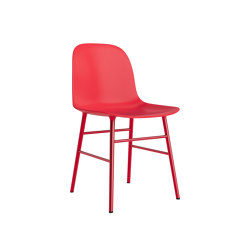Form Chair Steel Bright Red | Sillas | Normann Copenhagen