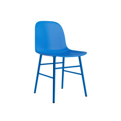 Form Chair Steel Bright Blue | Chaises | Normann Copenhagen