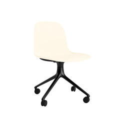 Form Chair Swivel 4W Alu Cream | Stühle | Normann Copenhagen