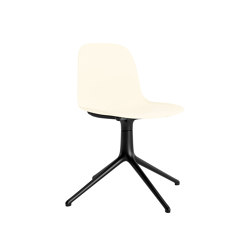 Form Chair Swivel 4L Black Alu Cream | Chairs | Normann Copenhagen