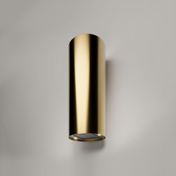 Cylinder Brass Range Hood - OLIVIA 2.0 | Cappe aspiranti | AMORETTI BROTHERS