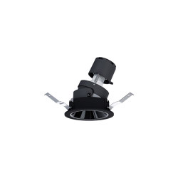 Nemo GU10 - trimmed round adjustable black titanium | Lámparas empotrables de techo | PAN