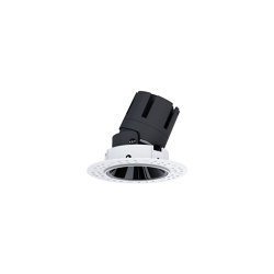 Nemo Ring - trimless tondo 10w adjustable bianco titanium | Recessed ceiling lights | PAN
