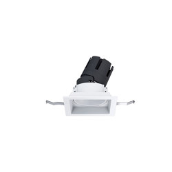 Nemo Ring - trimmed squared ro 10w adjustable white white | Plafonniers encastrés | PAN