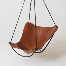 Butterfly Hanging Chair Ochre | Balancelles | Studio Stirling