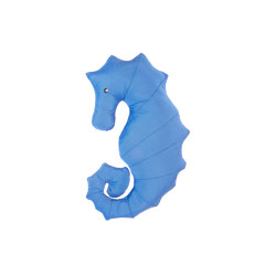 Coussin Extérieur Coloré | Coussin extérieur hippocampe bleu marine | Coussins | MX HOME
