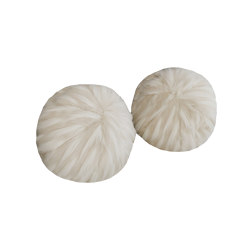 Faux fur cushion | Faux fur ball cushion- White | Cushions | MX HOME