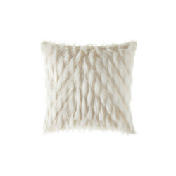 Faux fur cushion | Faux fur cushion - White | Cushions | MX HOME