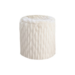 Faux fur beanbag | Faux fur stool - White | Taburetes | MX HOME