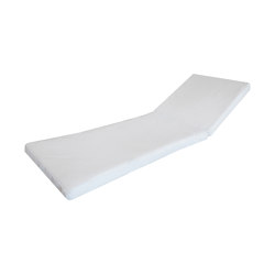 Outdoor mattress | Outdoor mattress for deckchair - White | Mattresses | MX HOME